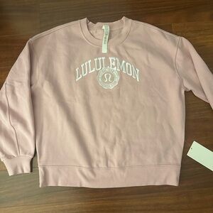 NWT Lululemon Pink Sweatshirt size 8